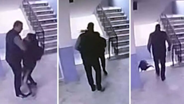 Bu nasıl öğretmen? Okul müdürü, otizmli öğrenciyi merdivenlerden aşağı fırlattı