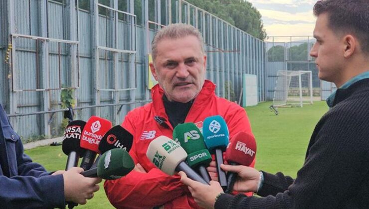 Bursaspor Teknik Direktörü Tahsin Tam’dan mesaj