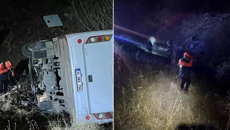 Can pazarı! Madenci servisi uçuruma yuvarlandı