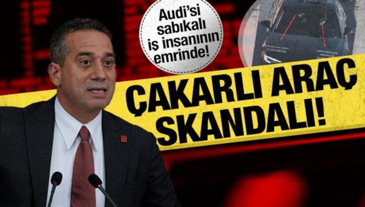 CHP’li Başarır, çakarlı aracını sabıkalı iş insanının emrine verdi