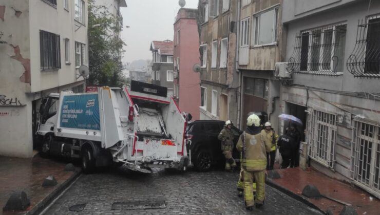 Çöp kamyonu 5 araca çarptı: 3 yaralı