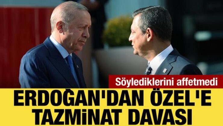 Cumhurbaşkanı Erdoğan’dan Özgür Özel’e 500 bin TL’lik tazminat davası