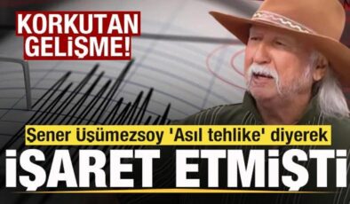 Deprem uzmanı Şener Üşümezsoy ‘Asıl tehlike’ diyerek işaret etmişti! Korkutan görüntü