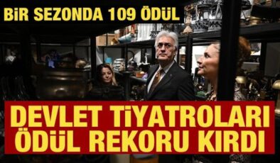 Devlet Tiyatroları ödül rekoru kırdı: Bir sezonda 109 ödül