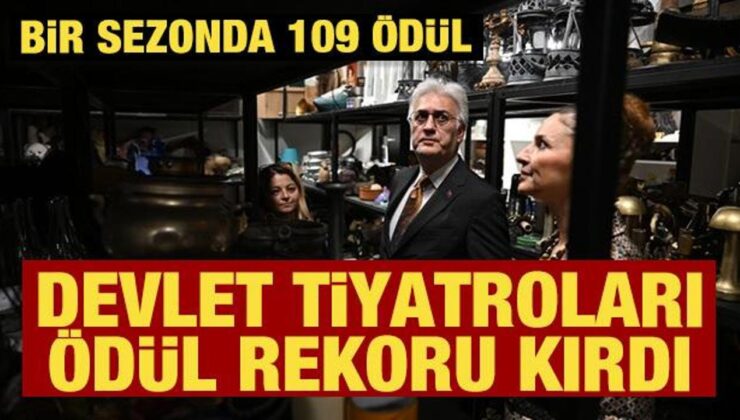 Devlet Tiyatroları ödül rekoru kırdı: Bir sezonda 109 ödül
