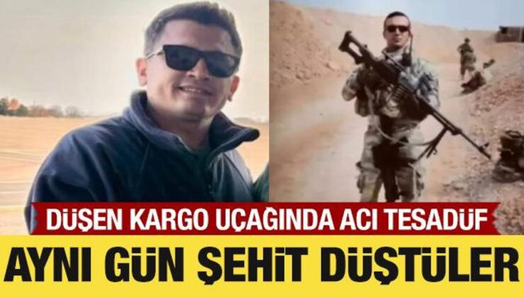 Düşen kargo uçağında acı tesadüf: Aynı gün şehit düştüler