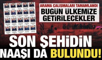 Düşen kargo uçağındaki son şehidin naaşına da ulaşıldı!