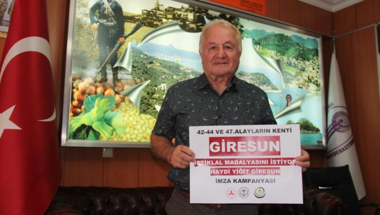 ‘Yiğit Giresun’ kampanyası 50 günde 200 bin imzayı geçti