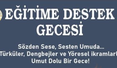 Eğitime Destek Gecesi İçin Geri Sayım Başladı