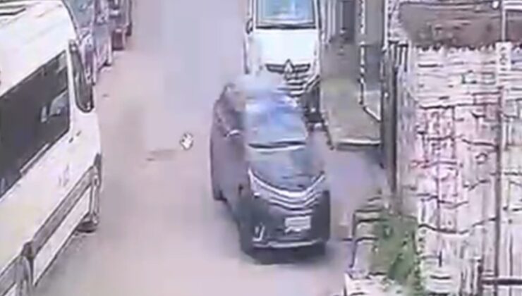 El freni çekilmeyen otomobil ortalığı savaş alanına çevirdi