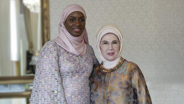 Emine Erdoğan, Senegal Cumhurbaşkanının eşi Faye ile görüştü