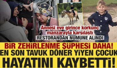 En son tavuk döner yiyen çocuk evde baygın bulundu, hastanede hayatını kaybetti!