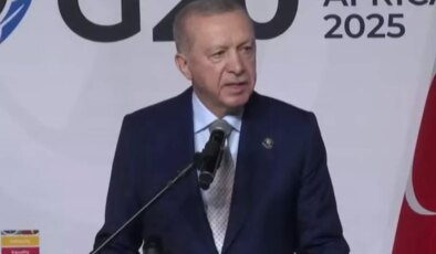 Erdoğan G20 Zirvesi kapanış oturumunda konuştu: Filistin devleti kurulmadan küresel barış sağlanamaz