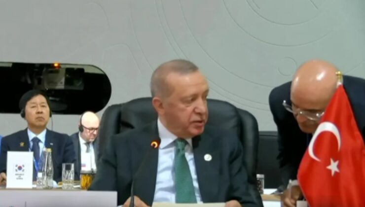 Erdoğan ile Şimşek arasında dikkat çeken an