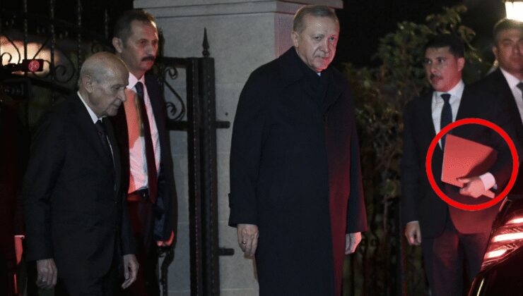 Erdoğan ve Bahçeli görüşmesinde merak edilen kırmızı dosyanın içinde ne vardı?