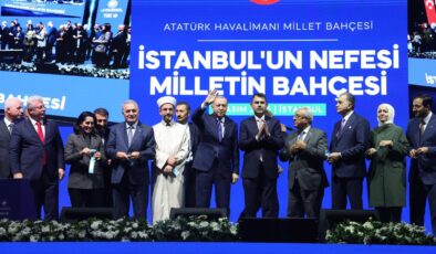 Erdoğan’dan, Atatürk Havalimanı Millet Bahçesi açılış programına ilişkin paylaşım