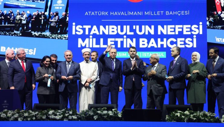 Erdoğan’dan, Atatürk Havalimanı Millet Bahçesi açılış programına ilişkin paylaşım