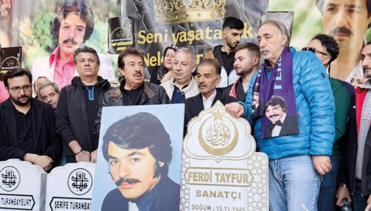 Ferdi Tayfur 80. yaşında mezarı başında dualarla anıldı