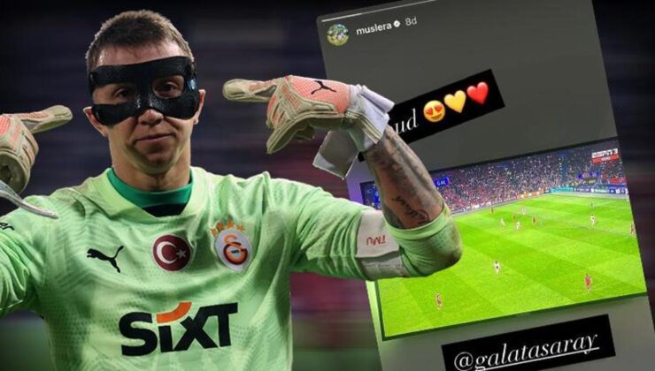 Fernando Muslera’dan Galatasaray’a mesaj: Gurur duyuyorum