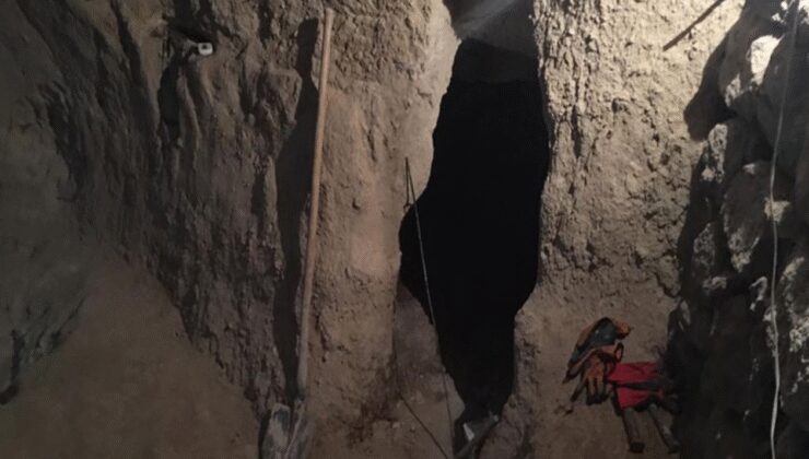 Gaziantep'te kaçak kazı yapan 9 kişiye suçüstü baskın