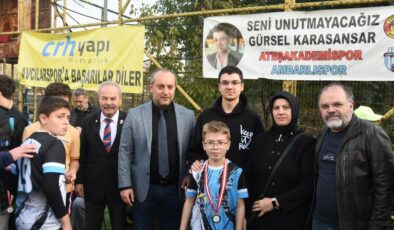 Gürsel Karasansar’ın adı miniklerin ‘Madalya Sevinciyle’ yaşadı