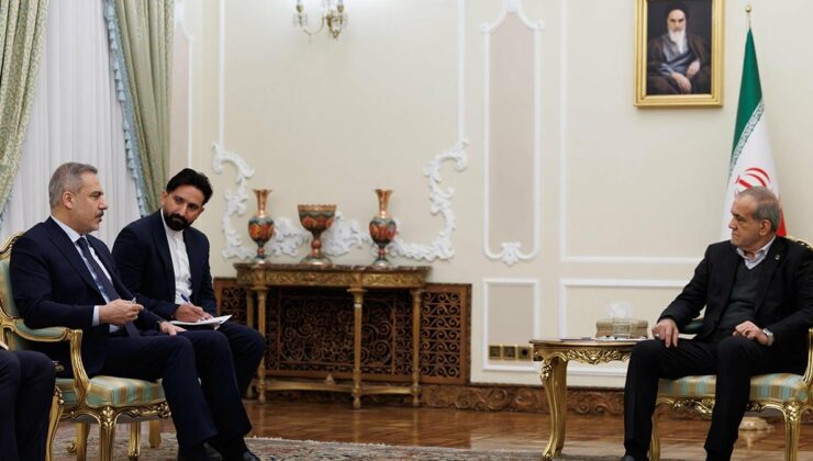 Hakan Fidan İran Cumhurbaşkanı ile görüştü