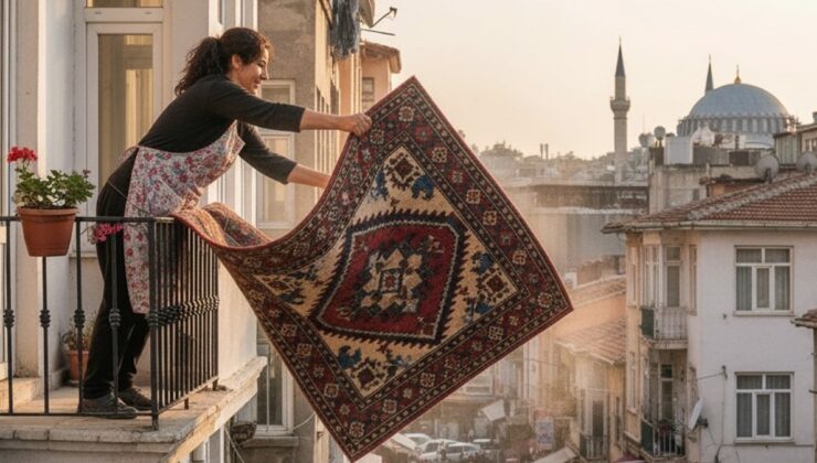 Halı silkeledi, üç ay hapis cezası verildi