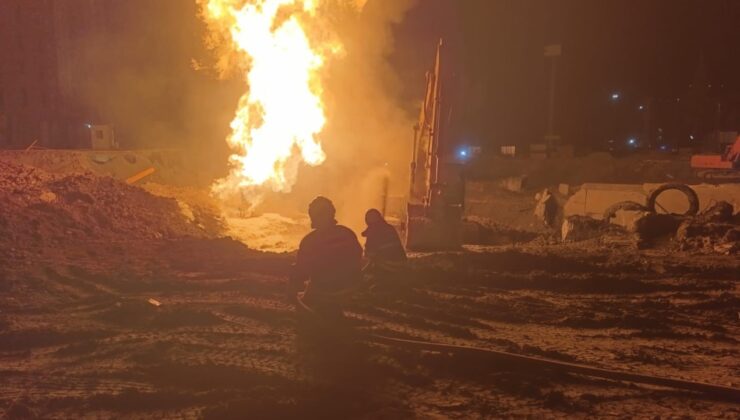 Hatay’da doğalgaz hattı patladı: 2 işçi yaralandı