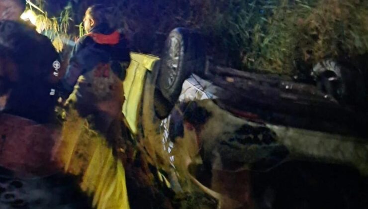 Hatay’da kaçak göçmenleri taşıyan otomobil Asi Nehri’ne uçtu: 9 yaralı