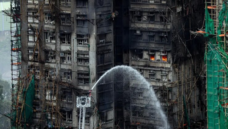 Hong Kong’daki apartman yangınında can kaybı korkunç boyutlarda