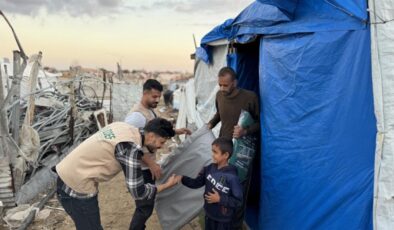 İDDEF, Gazze’ye Kış Yardımlarını Artırdı