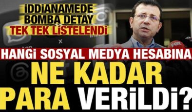 İddianamede bomba detay! Hangi sosyal medya hesabına ne kadar para verildi?