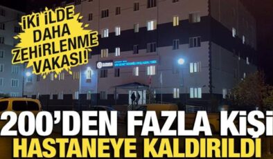 İki ilde zehirlenme vakası! 200’den fazla kişi hastaneye kaldırıldı