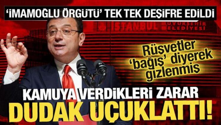 ‘İmamoğlu örgütünün’ dudak uçuklatan kamu zararı ortaya çıktı! Rüşvetler böyle gizlenmiş
