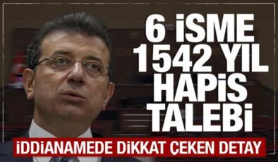 İmamoğlu suç örgütü iddianamesinde dikkat çeken ceza! 6 isme 1542 yıl hapis talebi