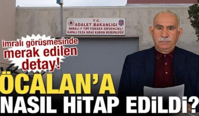 İmralı görüşmesinde merak edilen detay! Nasıl hitap edildi?