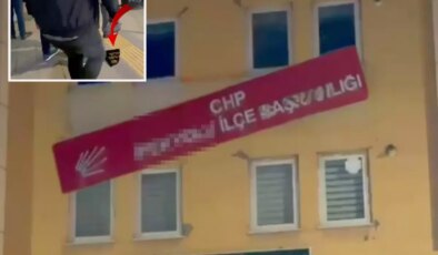 İmralı kararından sonra CHP’nin ilçe binasına saldırı