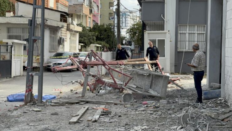 İnşaat iskelesi devrildi: 1 ölü, 1 ağır yaralı!