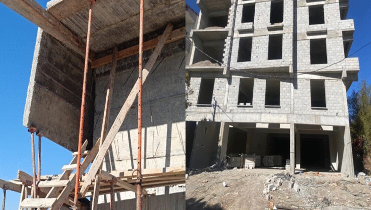 İnşaatta saçak çöktü: Feci kaza can aldı