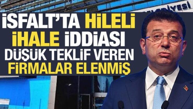 İsfalt’taki ihalelerde ‘hileli hareketler’ iddiası