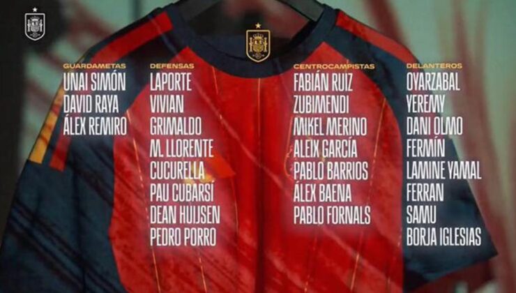 İspanya’nın aday kadrosu açıklandı