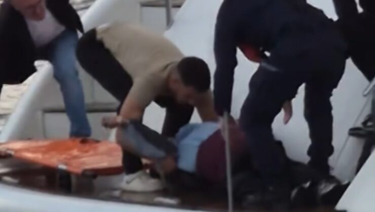 İstanbul Boğazı'nda denize düşen kadın son anda kurtarıldı! İşte o anlar…