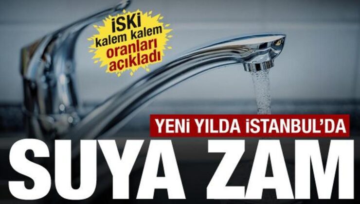 İstanbul’da suya zam gelecek mi? İSKİ’nin 2026 tarifesi onaylandı: Yüzde 94,5’e varan zam