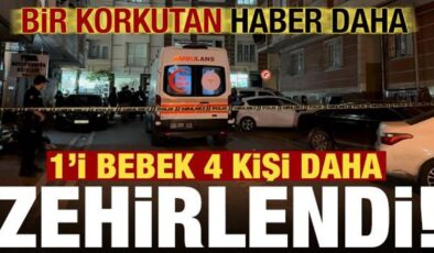 İstanbul’dan bir korkutan haber daha: 1’i bebek 4 kişi zehirlendi!
