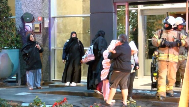 İstanbul'da 27 katlı otelde yangın!