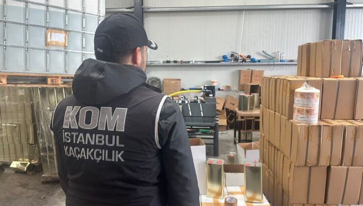 İstanbul'da kaçak alkol operasyonu