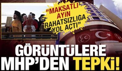 İznik’teki görüntülere MHP’den tepki: ‘Maksatlı ayin rahatsızlığa yol açtı!’