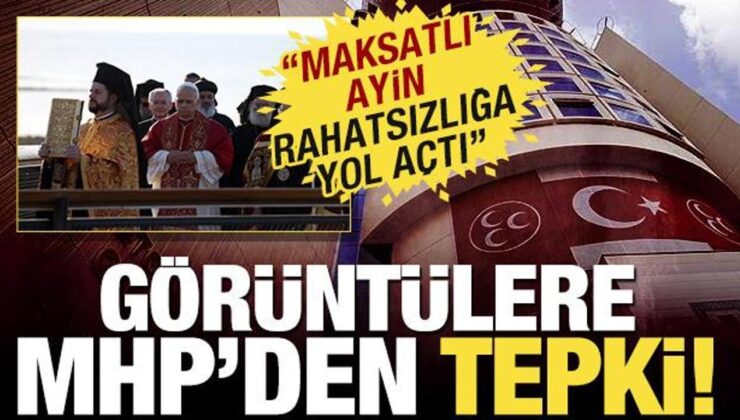 İznik’teki görüntülere MHP’den tepki: ‘Maksatlı ayin rahatsızlığa yol açtı!’