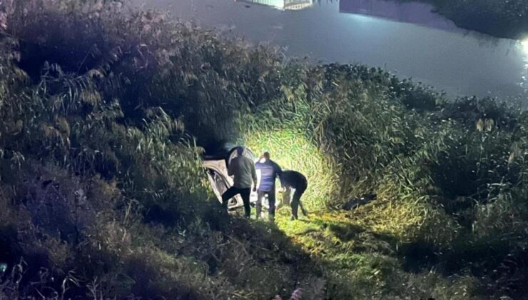 Kaçak göçmen taşıyan otomobil Asi Nehri’ne uçtu: 9 yaralı