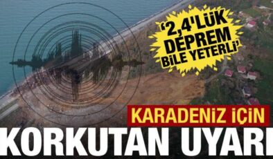 Karadeniz’i bekleyen tehlike! Deprem uzmanı uyarı: 2,4’lük sarsıntı bile yeterli
